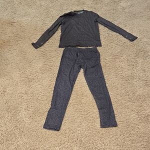 Cuddl Duds Charcoal Kids Pajamas